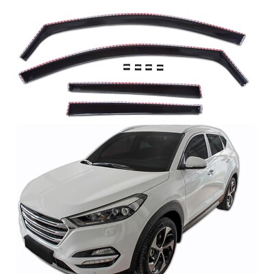 Windabweiser GP Regenabweiser Für Hyundai Tucson 2015-2020 4-Tlg Set Schwarz
