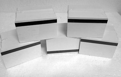 1000 UltraCard PVC Cards - HiCo MagStripe 2 Track - CR80 .30 Mil - New Sealed 