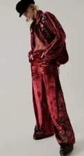 Free People x Anna Sui Rose Garden Pants Size 6 $300