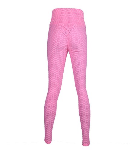 Women Push Up Yoga Pants Anti-Cellulite Leggings Gym Sports Waffle Scrunch Pants - Picture 28 of 29