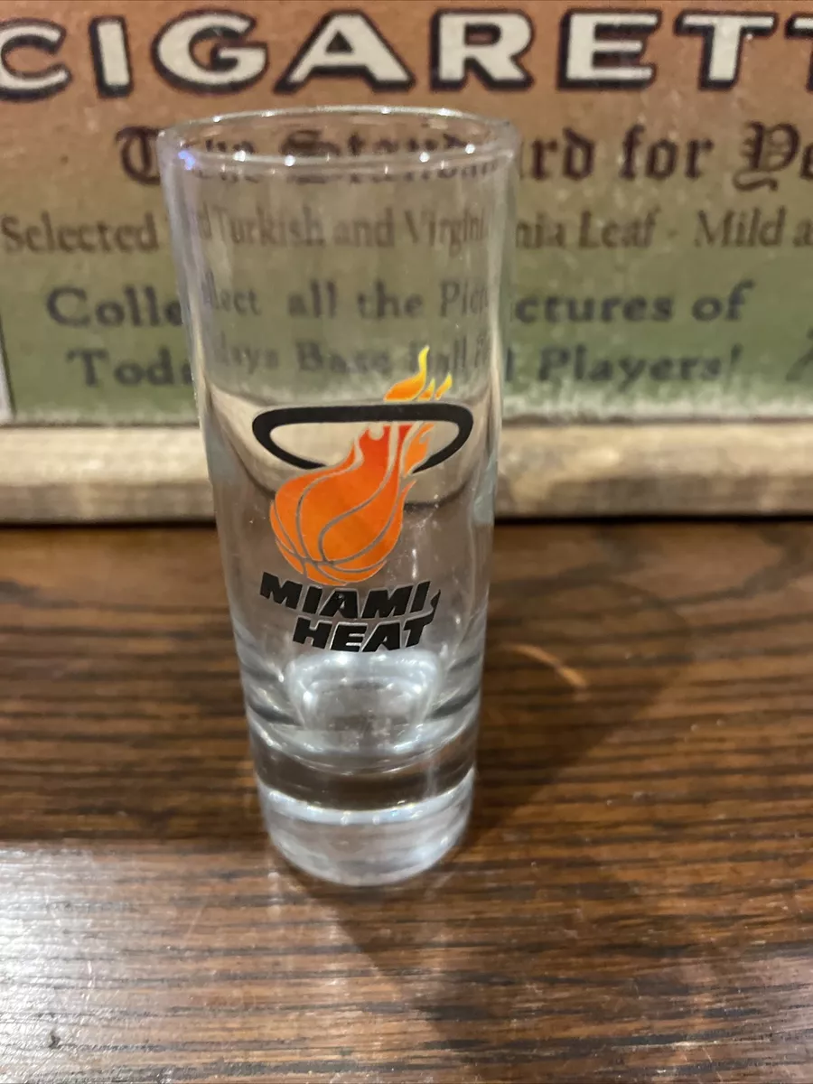 Miami Heat Basketball NBA Licensed ‘Champions 2006’ 4” Shot Glass Collectible NM