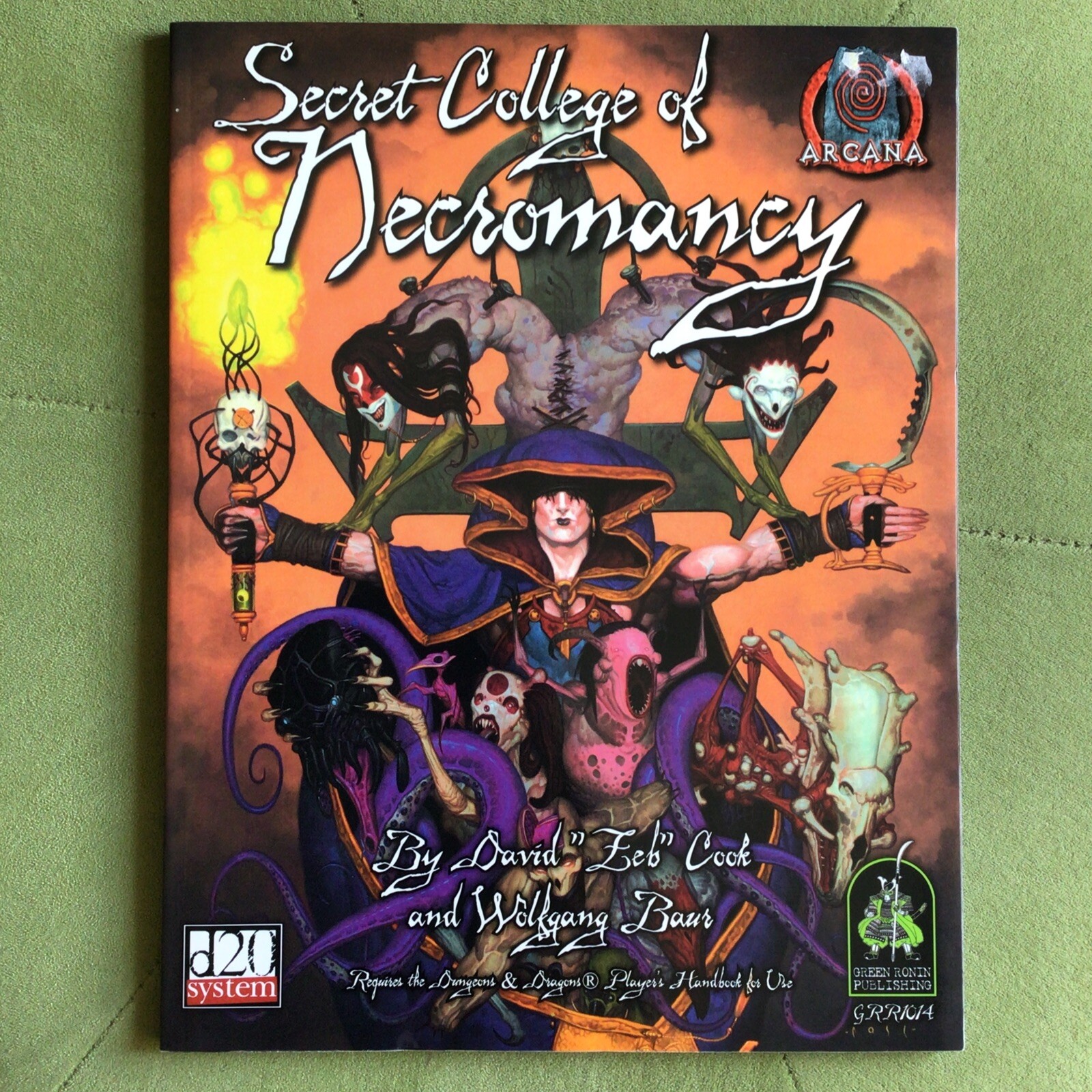 Secret College Of Necromancy D20 Dungeons & Dragons Arcana Green Ronin GRR1014