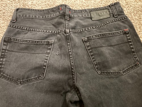 Converse One Star Vintage Straight Jeans Faded Black Mens Size Medium - Picture 15 of 16