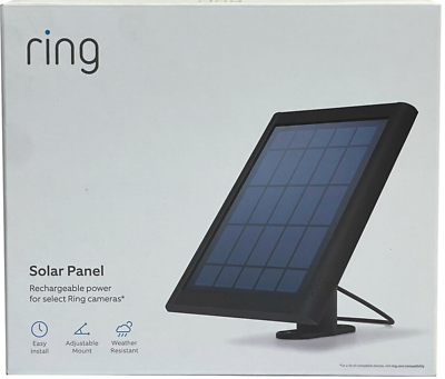 #ad #ad Ring Solar Panel Compatible with Spotlight Cam Battery amp; Stick Up Cam Battery BK $34.00