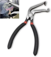 Automotive Electrical Disconnect Plier with 60° Bent Head for Fuel Lines