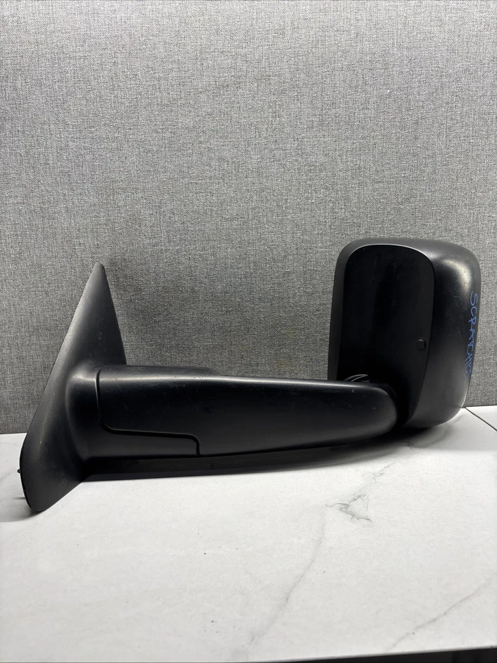 2002 - 2009 DODGE RAM 2500 3500 LEFT MIRROR POWER HEAT TOWING OEM USED - Image 2 of 4