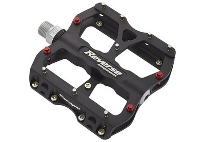 Reverse Escape Alu Flat Plattform Fahrrad MTB Ebike FR DH Dirt Pedal Schwarz