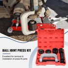 10PCS Ball Joint Press Auto Repair Remover Install Adapter Tool Set Service Kit