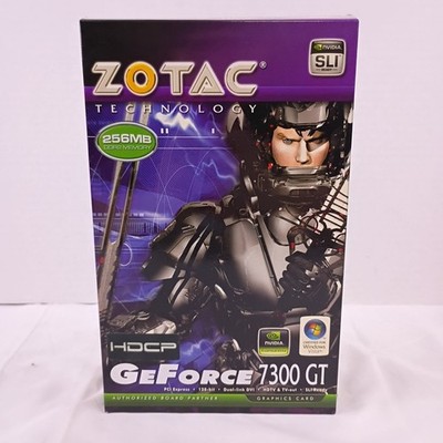 Zotac Nivida GeForce 7300 GT Graphics Card 256MB DDR2 Memory HDCP Open Box