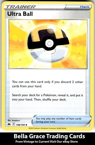 Ultra Ball #146/159 Crown Zenith Pokemon Uncommon
