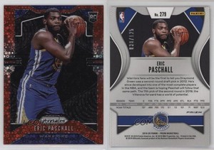 2019-20 Panini Prizm Fast Break Red /125 Eric Paschall #279 Rookie RC
