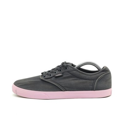 VANS Damen 500714 Sneaker Schwarz Pink Canvas Low Top Skate Schuhe EU 37