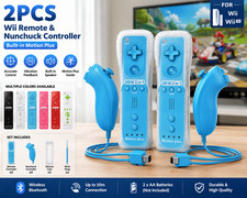  2 Pack NVPONE Wii Remote Nunchuck Controller...