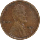 1914-S Lincoln Cent EF Uncertified #1156
