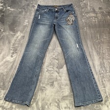 South Pole Women Y2K Bootcut Jeans Size 11 In Blue