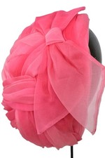 Rosa Turban M&uuml;tze neu im Karton 60&rsquo;er Jahre