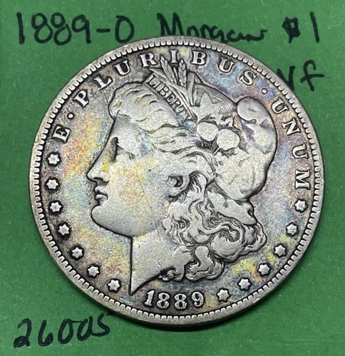 1889 O Morgan Dollar VF Very Fine 90% Silver $1 US Coin Collectible
