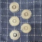 9Fine Mint 5x 1 Troy Ounce .999 Fine Silver Rounds Lot, Round Shape, 5 oz Total