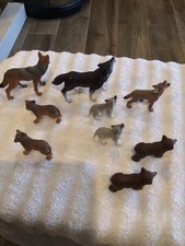 Lot Of 8 Schleich Animal Figurines