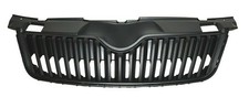 Fits Skoda Fabia 2010-2014 Front Main Centre Grille Matte Black High Quality
