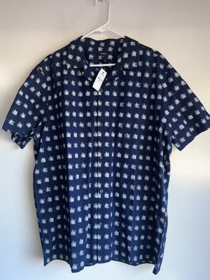NWT EXPRESS Short Sleeve Shirt Men's XL Tall