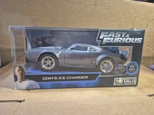 Jada Fast & Furious 8 Dom’s 1968 Ice Charger 1:24 Die Cast Model Car  - NEW