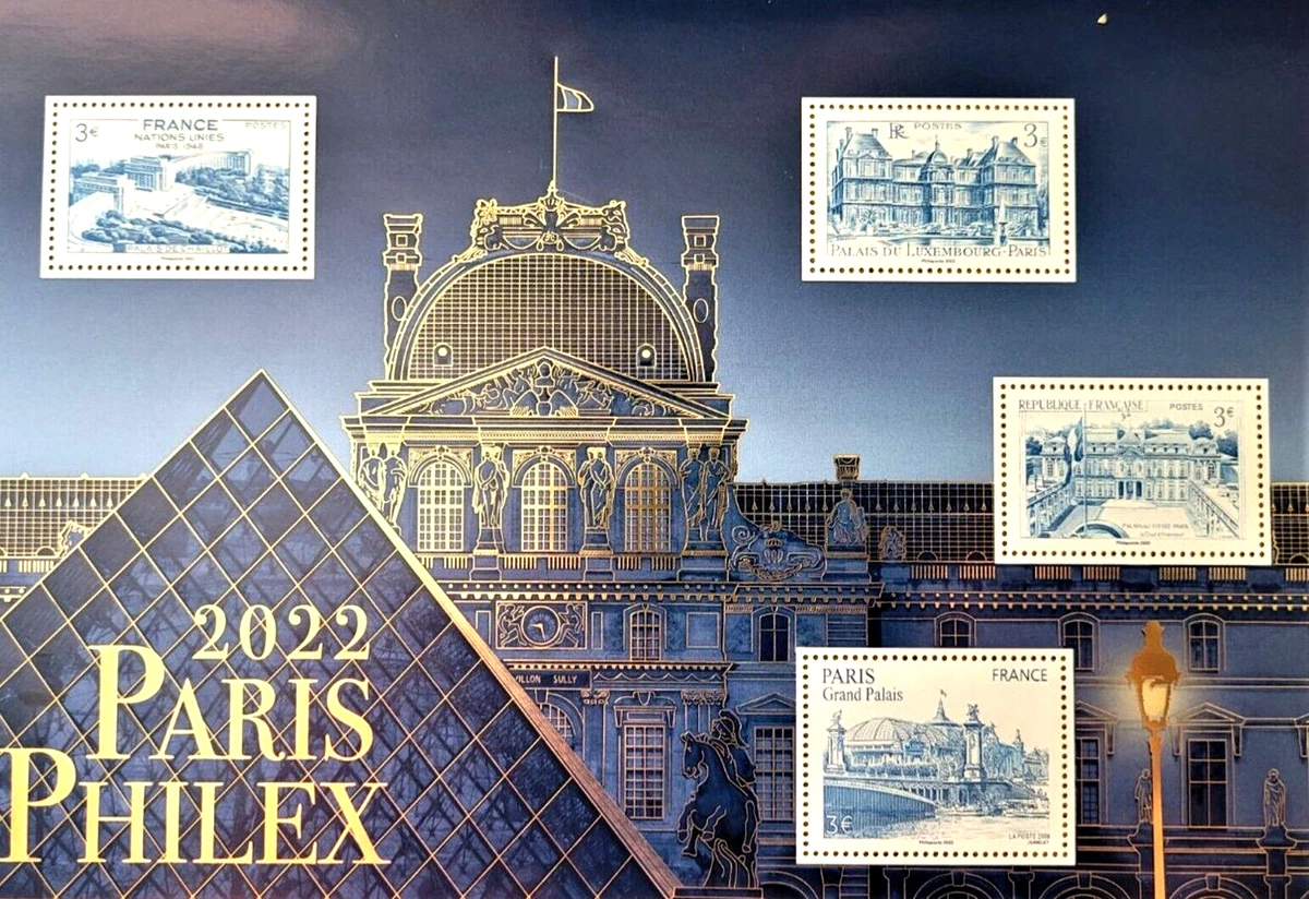 Feuillet YT F5595 – Timbres France Paris Philex 2022 – Monuments De Paris – Neuf