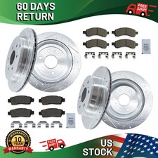 Front Rear Rotors Brakes Pads for Chevy Traverse GMC Acadia Enclave 2008 - 2016 