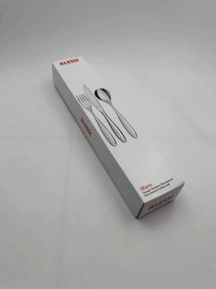 Set di Posate Alessi Mami 18pz SG38S24M Acciaio inox 6 scatole x 3 - Bild 2 von 4
