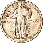 1920-D 25C Standing Liberty Quarter Choice VF K19287