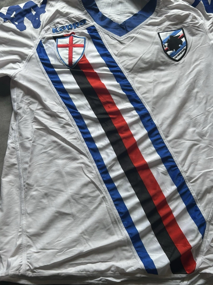 Maillot Sampdoria Porté Match 2011/12 – Massimo Volta Numéro 6, Domicile Bleu Taille XL