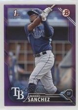 2016 Bowman Prospects Purple 190/250 Manny Sanchez #BP28 1n1