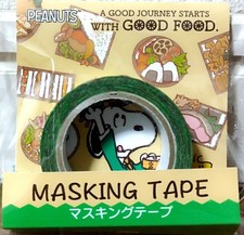 Snoopy Town Original Peanuts Tokyo Station Lunch Box Masking Tape Made In Japan