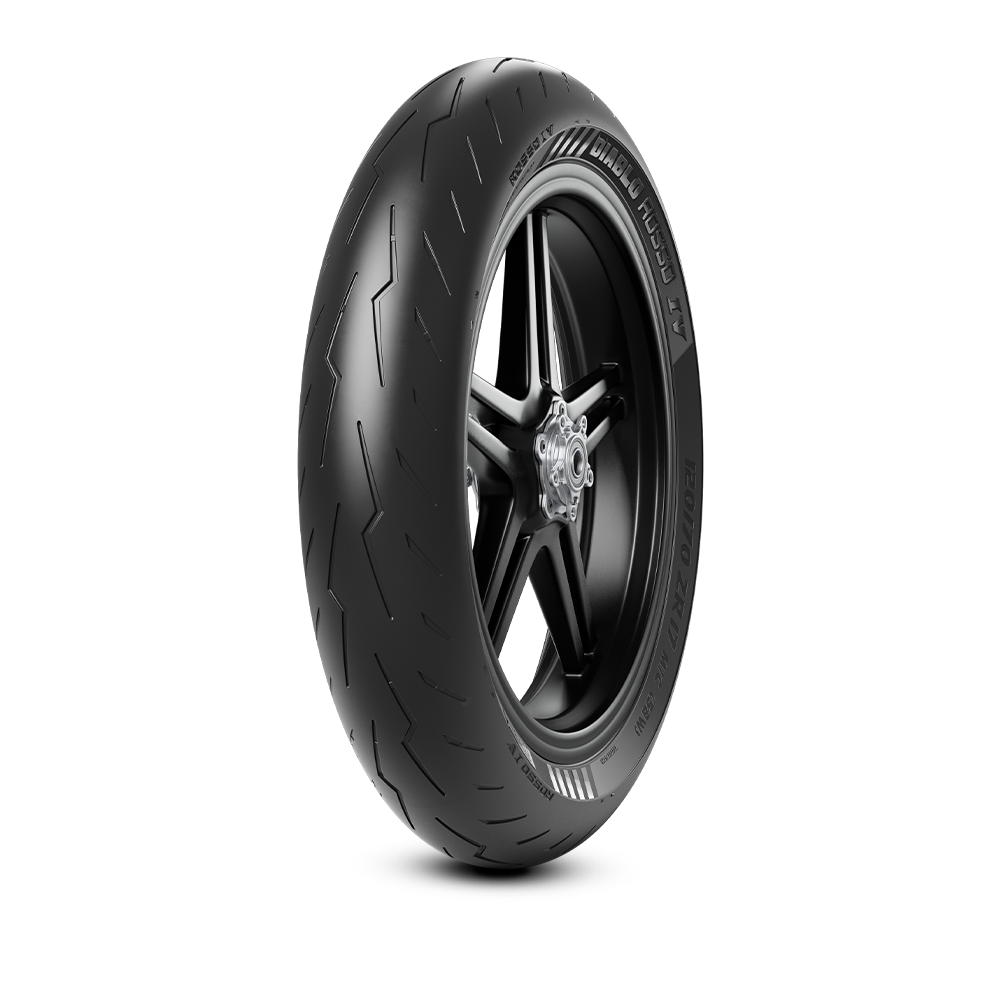 Pirelli Diablo Rosso IV ( 110/70 R17 TL 54H M/C, Front wheel ) - Image 3