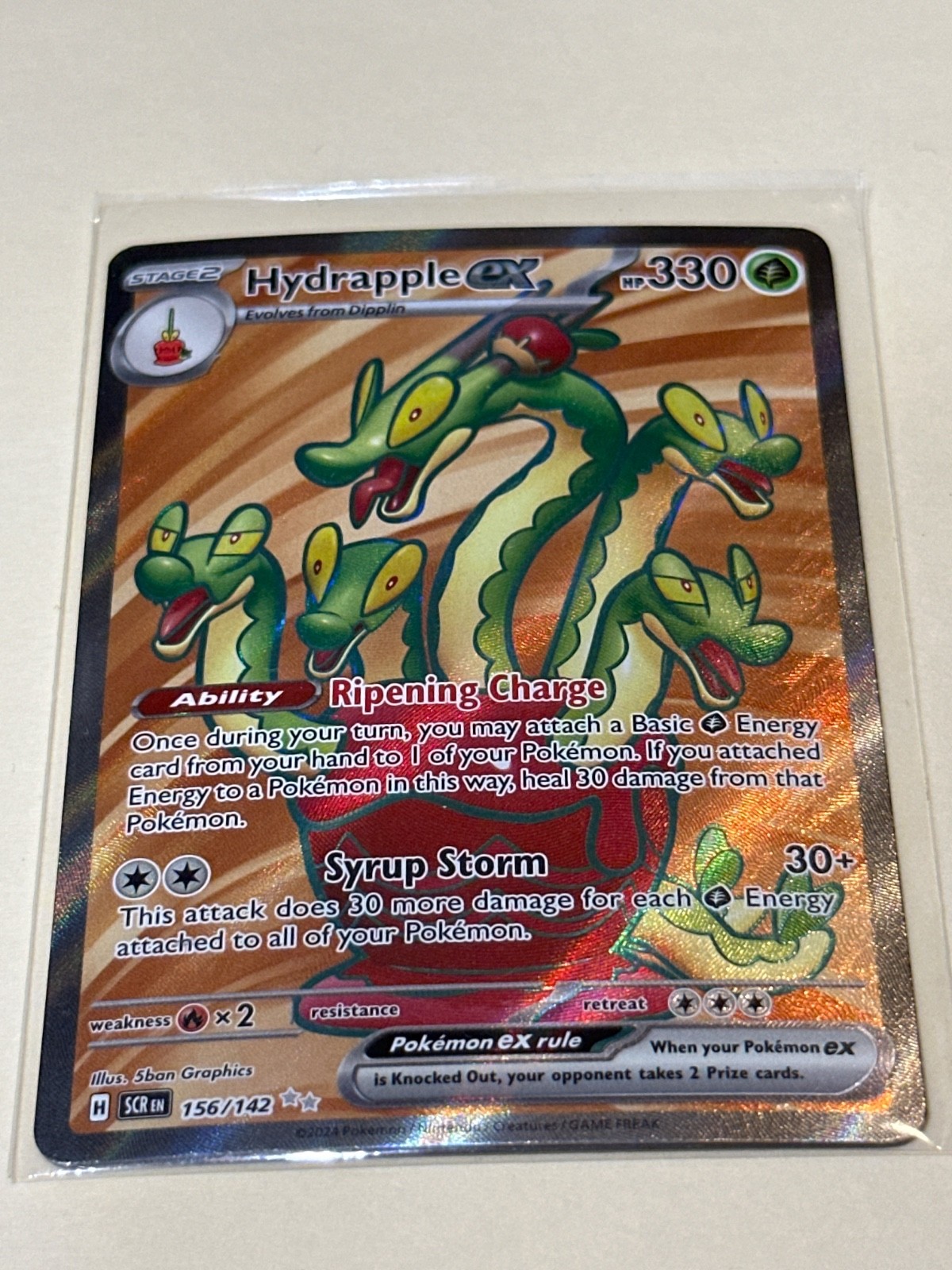 Hydrapple ex 2024 Scarlet & Violet: Stellar Crown #156/142 Ultra Rare (Full  Art) Price Guide - Sports Card Investor