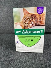 ELANCO Advantage II Flea Treatment for Large Cats Over 9 lbs, 6 Doses