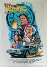 Back to the Future - Paul Mann limited edition Screen print private commission 