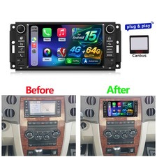 464gb Android15 Carplay For Jeep Commander 2008-2011 Car Stereo Radio Wifi Bt