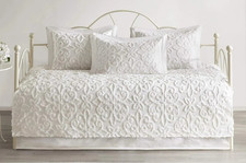 Madison Park Daybed Cover Set-Trendy Design All Season Luxury Bedding with Bedsk