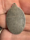 st. christopher sterling silver pendant/medal — photo 2