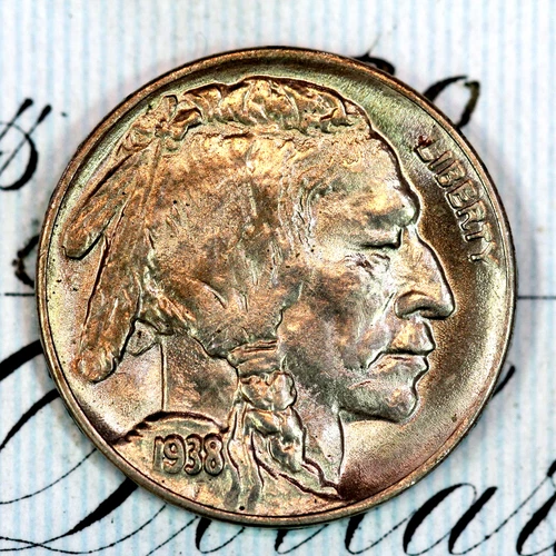 * 1938-D/D * PRISTINE+ GEM BU MS BUFFALO NICKEL * FROM ORIGINAL COLLECTION