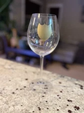 Moet & Chandon Dom Perignon Bubble Style Champagne Glass, Golden Shield Logo