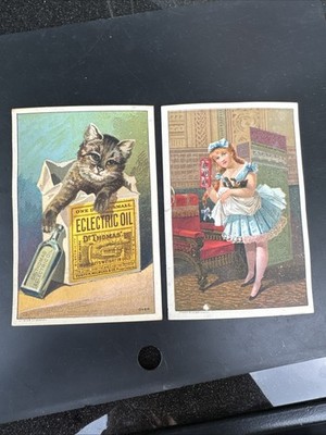 2-F. H. Robinson Trade Cards-Dr Thomas/Burdock Bitters-Fly Creek, NY.   V477