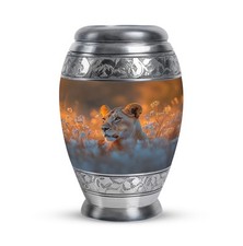 Lion Urn Funeral Ashes Urn For Human Ashes 3 Inch Adult Cremation Box