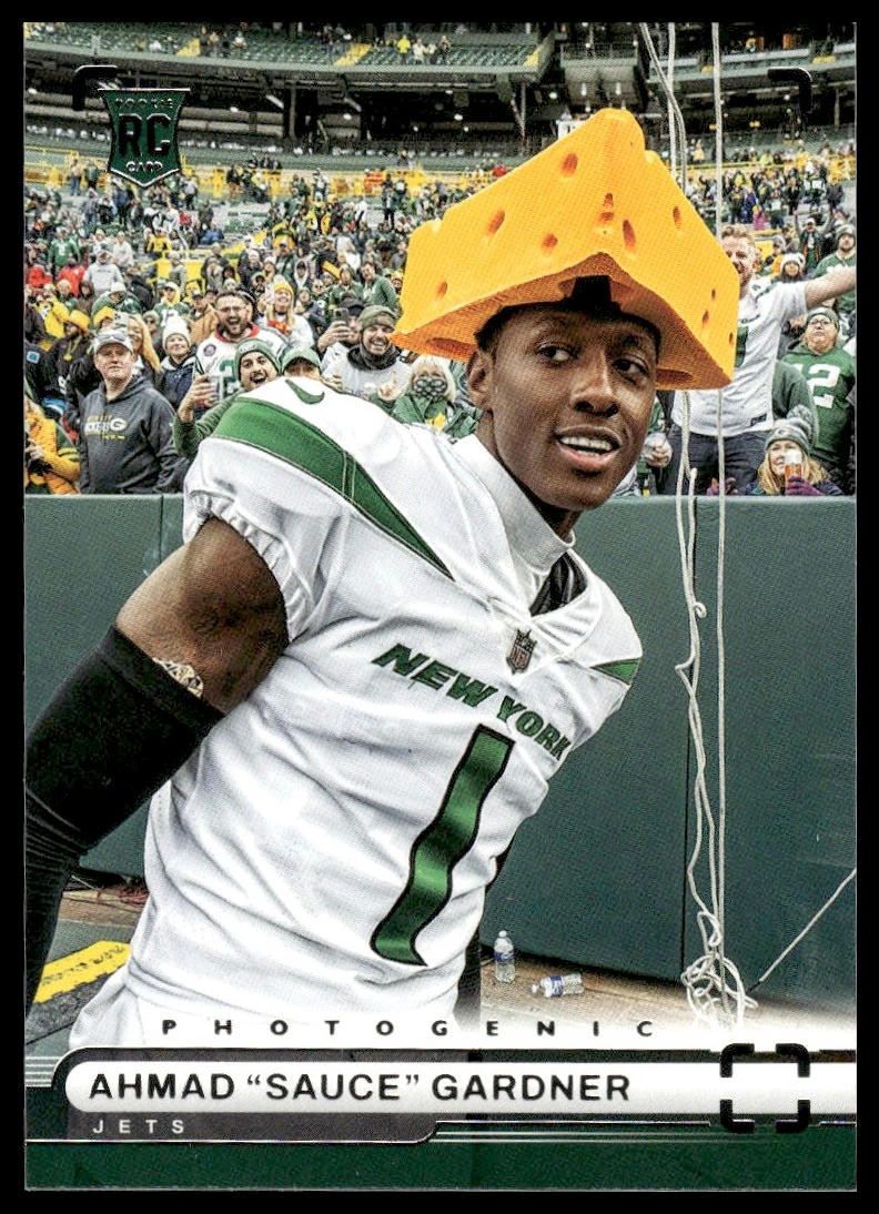 2022 Panini Chronicles #PH-33 Ahmad "Sauce" Gardner Photogenic New York Jets NM+