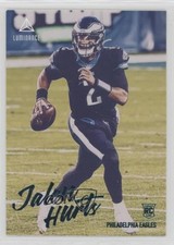 2020 Panini Chronicles Luminance Update Rookies Teal Jalen Hurts #210 0n64