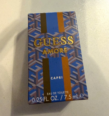 GUESS Amore Capri Eau de Toilette Spray Travel Size 0.25 fl oz / 7.5 mL