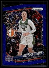 Alysha Clark 2025 Panini Prizm WNBA Blue Velocity Prizm Card #129