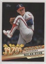 2020 Topps Decades Best Pitchers Black 82/299 Nolan Ryan #DB-37 HOF 5m1