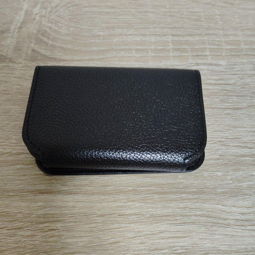 Balenciaga Bellows Card Case Black Leather thumbnail 3